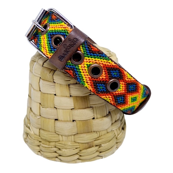 Handwoven Leather Dog/Cat Collar